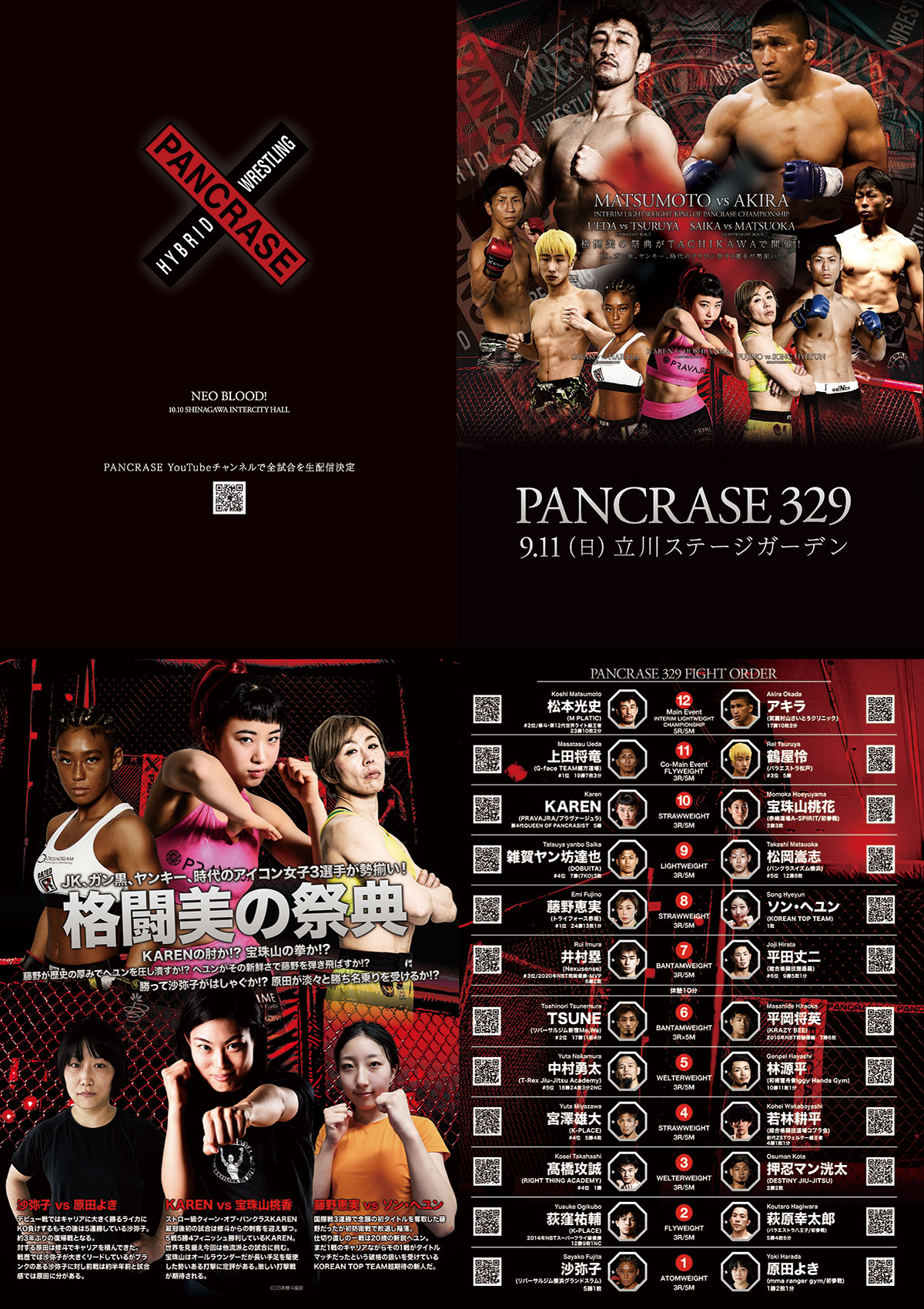 PANCRASE329パンフレット
